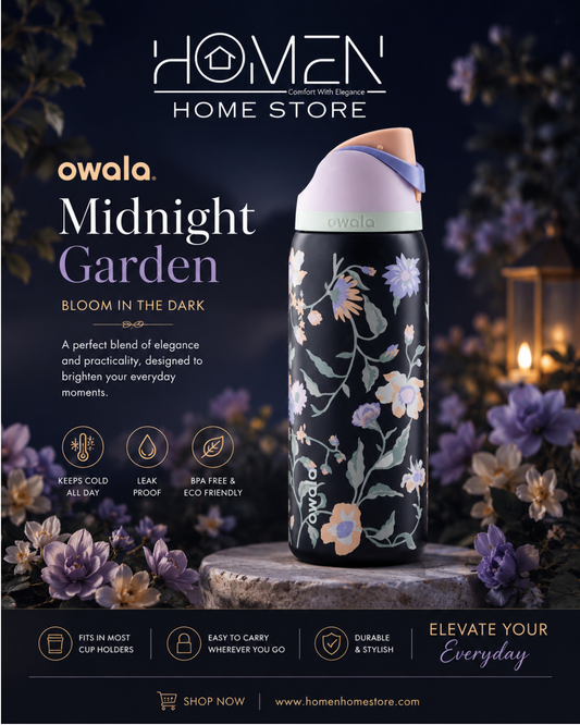 Owala FreeSip | 24 Oz | Midnight Garden