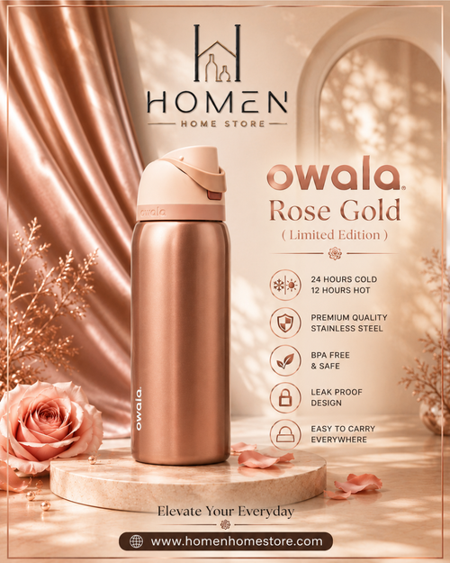 Owala FreeSip® | 32 Oz | Rose Gold ( Limited Edition)