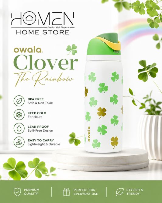 Owala FreeSip | 32 OZ | Clover The Rainbow