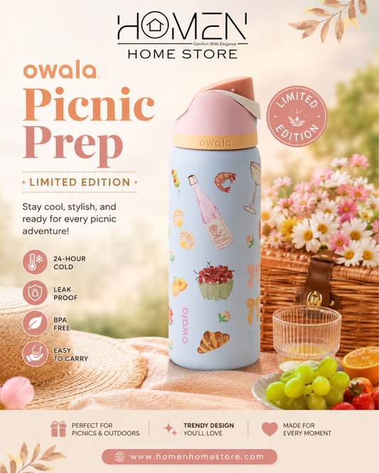 Owala FreeSip® | 24 Oz | Picnic Prep ( LIMITED EDITION )