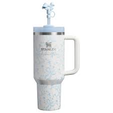 Stanley 1913 x LoveShackFancy Quencher H2.0 Flowstate™ Tumbler | 40 Oz | Coquette Winter Ice