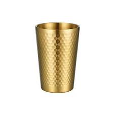 Golden Hammered Glass
