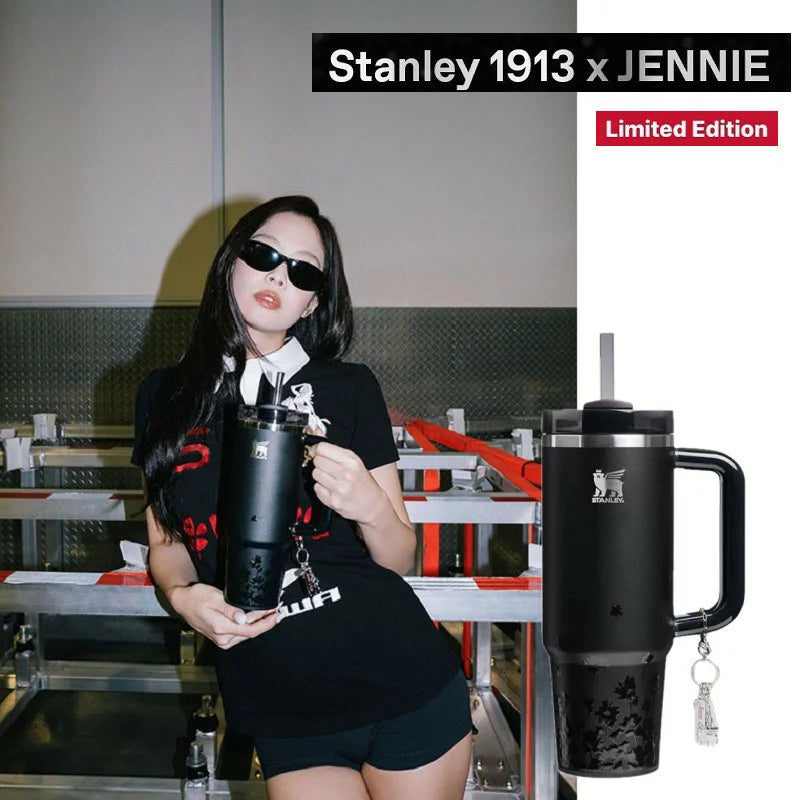 Stanley 1913 x Jennie Quencher H2.0 Flowstate™ Tumbler | 40 Oz | Petal to the Metal
