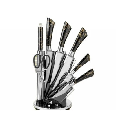 Kitchen Knife Set - Marble Pattern