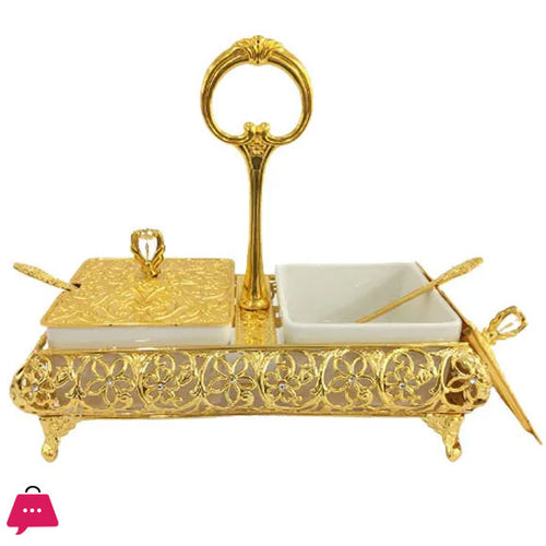 2 Compartment Serving Pot