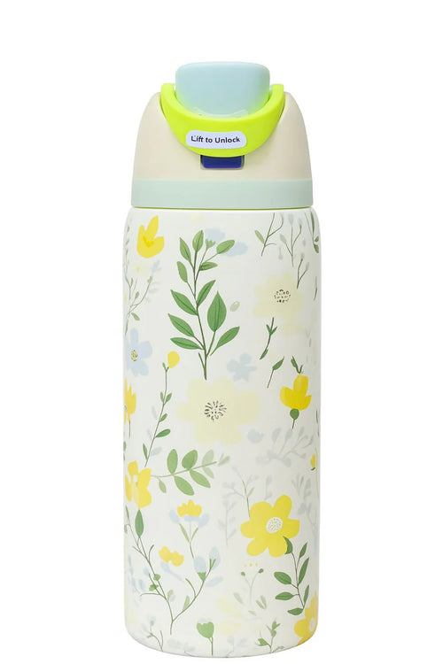 Owala Type Water Bottle | 32 Oz | Daffodils