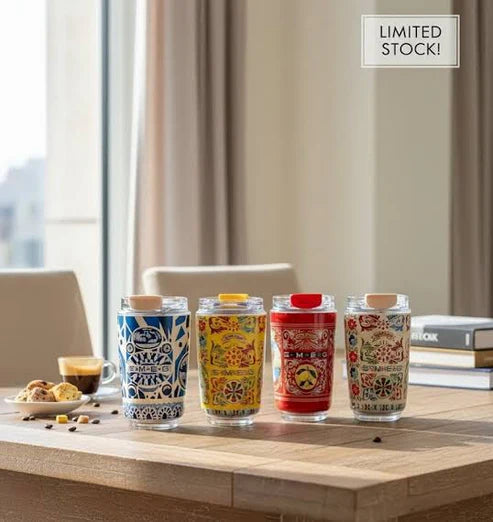 SMEG x Dolce & Gabbana Sicily Is My Love Coffee Mug – Premium Designer Glass Cup | Limited Edition