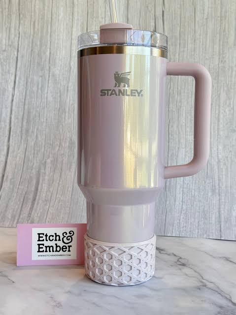 Stanley Quencher H2.0 FlowState™ Tumbler|40 Oz| Pink Aster Shimmer