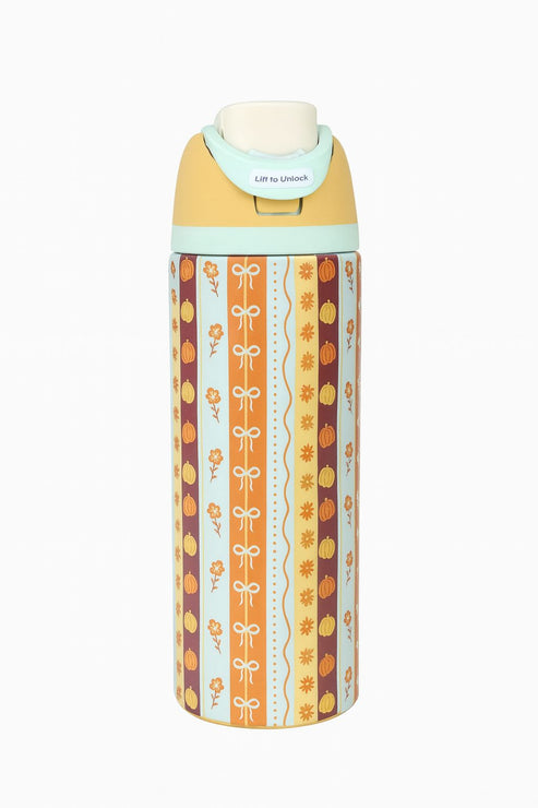 Hydro sip Water Bottle | 32 Oz | Ribbon Flowers
