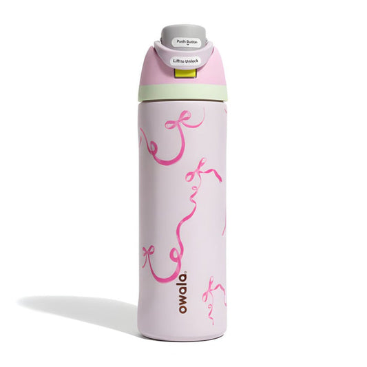 Owala Free Sip | 32 Oz | Tied and True Pink Waves