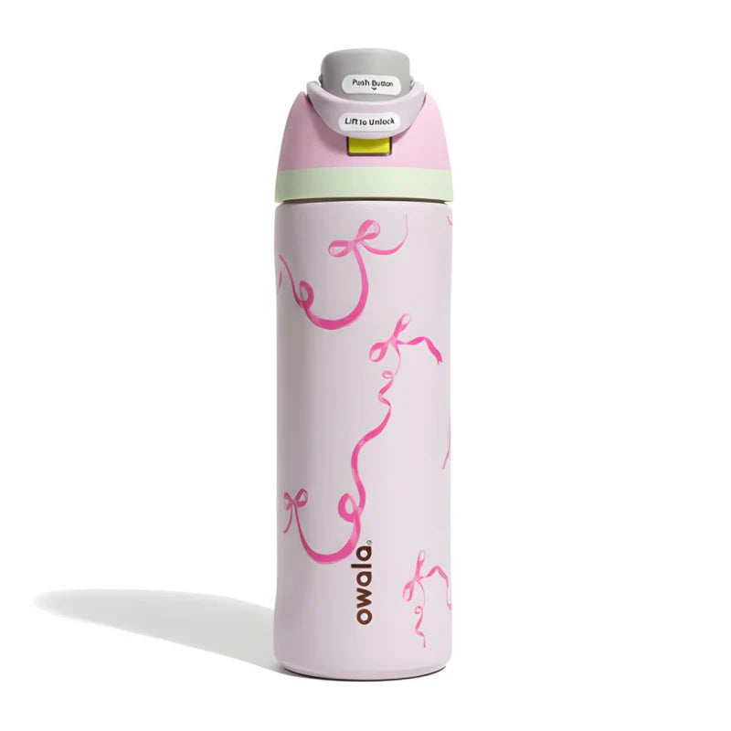 Owala Free Sip Tied and True Pink Waves