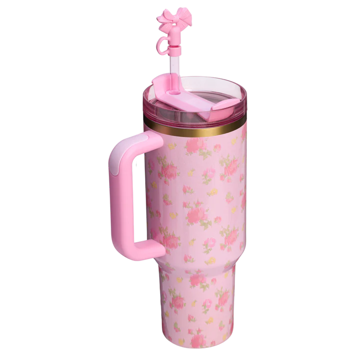 Stanley 1913 x LoveShackFancy Quencher H2.0 Flowstate™ Tumbler | 40 OZ Ibiza Sunset