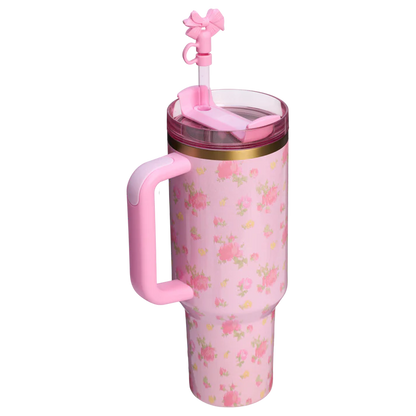 Stanley 1913 x LoveShackFancy Quencher H2.0 Flowstate™ Tumbler | 40 OZ Ibiza Sunset