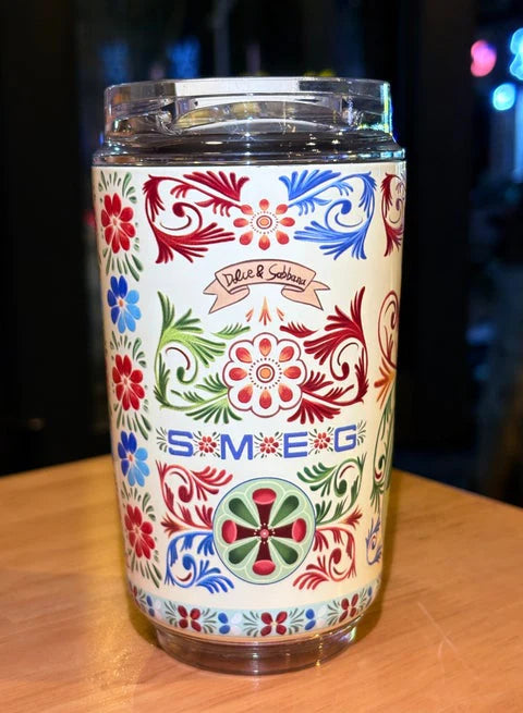 SMEG x Dolce & Gabbana Sicily Is My Love Coffee Mug – Premium Designer Glass Cup | Limited Edition