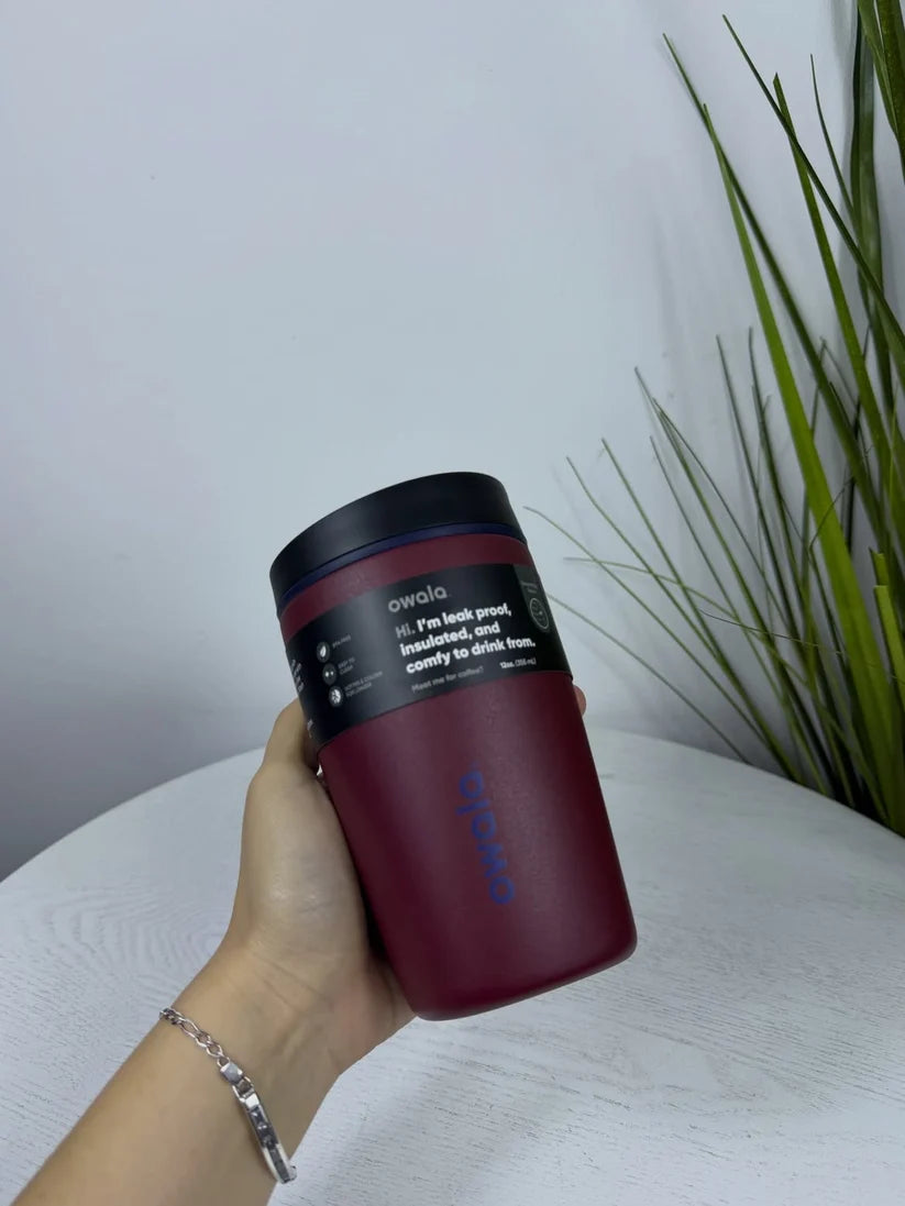 Owala Smooth Sip Slider | Burgundy Bay | 340ml