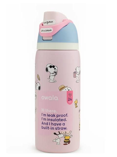 Owala FreeSip® | 24 Oz | Snoopy pink