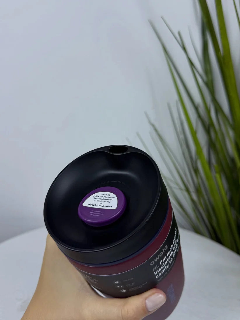 Owala Smooth Sip Slider | Burgundy Bay | 340ml
