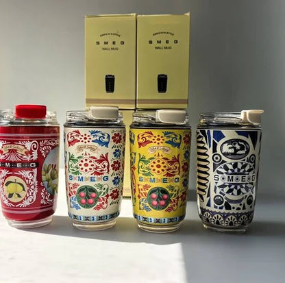 SMEG x Dolce & Gabbana Sicily Is My Love Coffee Mug – Premium Designer Glass Cup | Limited Edition