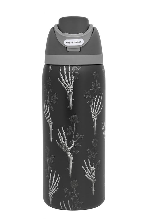 Hydro sip Water Bottle | 32 Oz | SKELETON