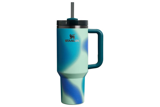 The Quencher ProTour Flip Straw Tumbler | 40 OZ - Coastal Teal Motion