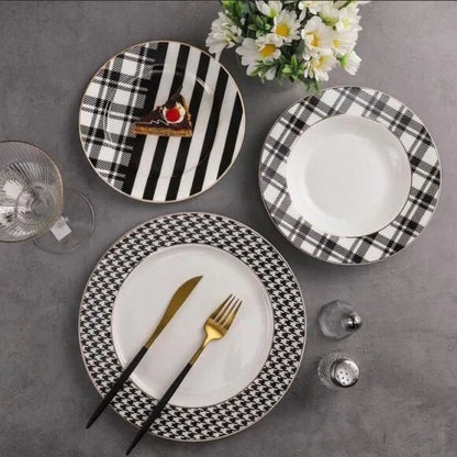 Uk Parliament Porcelain Plate Set- 18 pCS