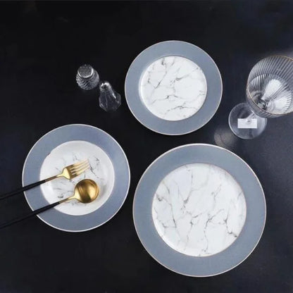 Uk Parliament Porcelain Plate Set- 18 pCS